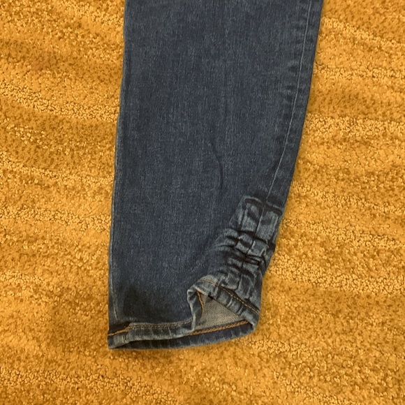 LOFT Skinny Crop Womens Size 31/12 Blue Jeans Ankle High Rise Dark Wash - Picture 4 of 13